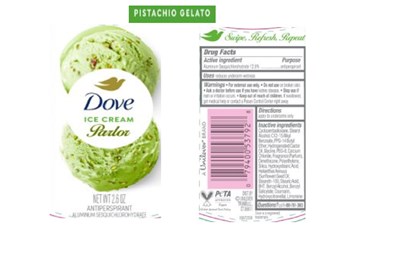 Artwork (Dove Ice Cream Parlor Pistachio Gelato Antiperspirant   Artwork)